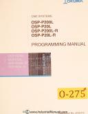 Okuma-Okuma OSP-P200L, P20L P299L-R P20L-R, Programming Manual 2007-OSP-20L-OSP-20L-R-OSP-P20-OSP-P200L-OSP-P200L-R-01